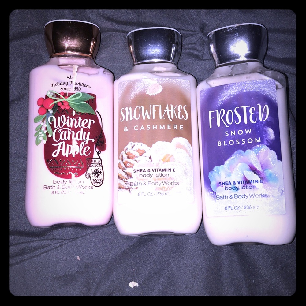 Bath and body works lotion bundle